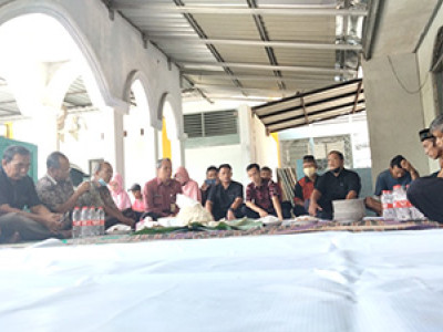 Doa Bersama mengawali renovasi masjid