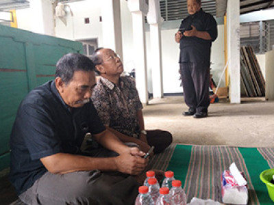 Doa Bersama mengawali renovasi masjid
